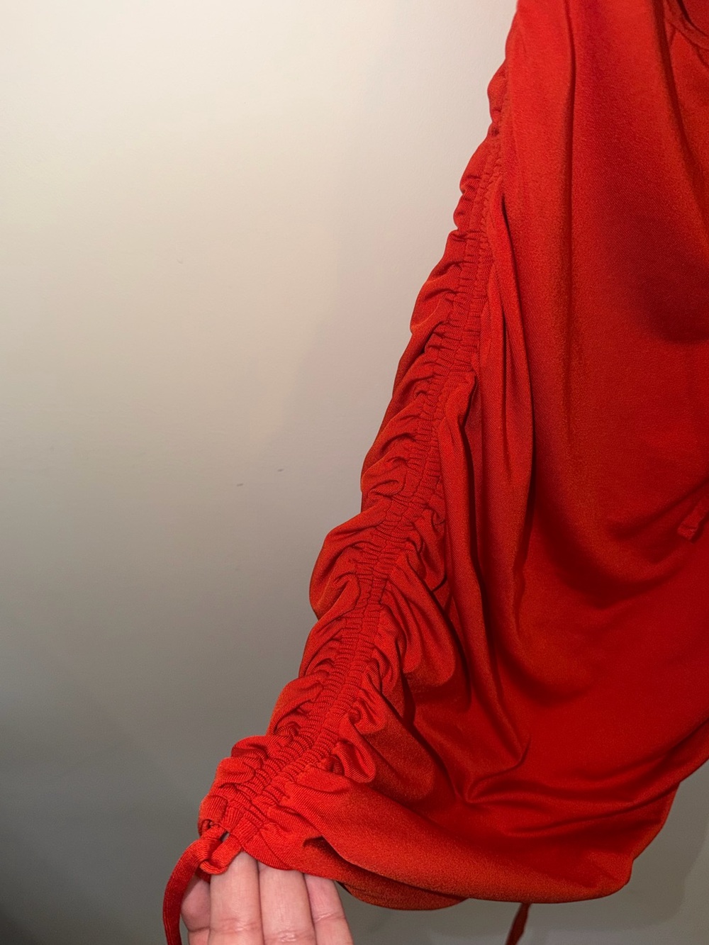 Oh Polly Red Halter Cowl Neck Bodycon Dress - Picture 3 of 9